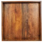 Wooden Tray With Grooves Design (Big)