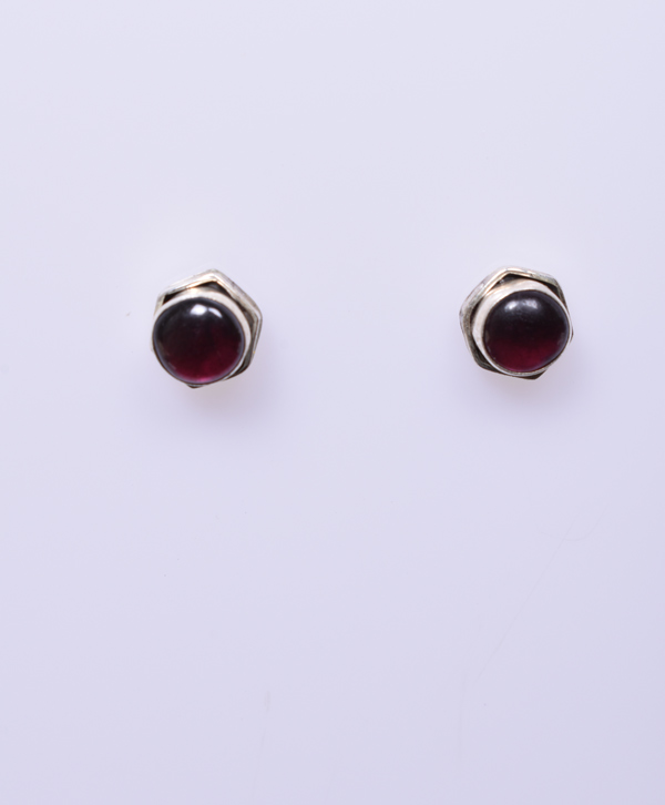 Mystic Garnet Studs