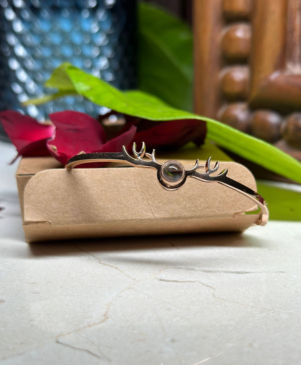 Reindeer And Stone Bracelet