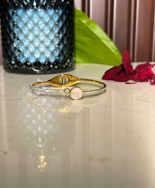 Sleek Bracelet with Studs