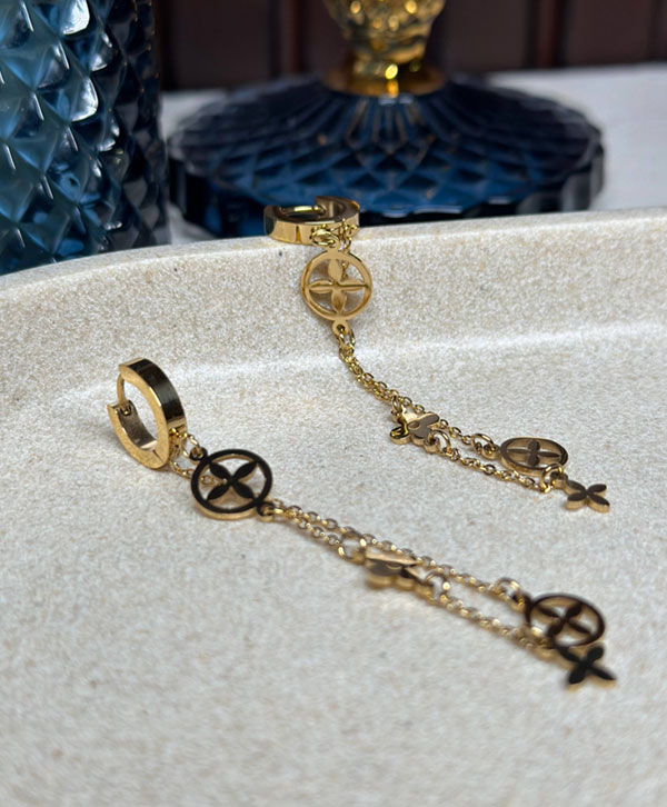 Gold Plated Stainless Steel Earrings