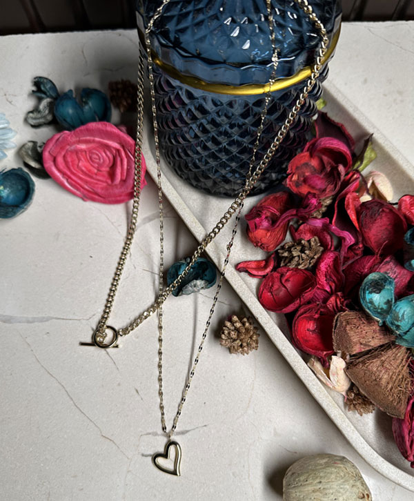Layered Heart Necklace